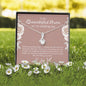 Mom Wedding Gift from Bride, Gift for Mom on Wedding Day, Mother of the Bride Necklace