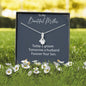 Groom to Mother Gift Necklace, Son to Mother on Wedding Day, Mother Gift From Son