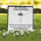 My Badass Daughter Necklace From Mom, Badass Daughter Necklace Birthday Gift