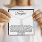 Daughter Gift from Mom, To Daughter Necklace for Daughter,Gift for Daughter