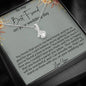 Best Friend to Bride Gift Necklace, Friend of the Bride, Necklace for Best Friend on her Wedding Day