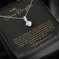 To my Bonus Daughter Necklace, Bonus Daughter Gift From Stepmom, Step Daughter
