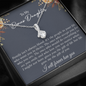 To my Bonus Daughter Necklace, Bonus Daughter, Step Daughter Gift
