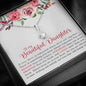 To My Beautiful Daughter Necklace, Dad And Daughter, Birthday Gift For Daughter