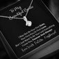 Groom to Bride Necklace Gift Wedding Day Gift for Bride from Groom to Bride Card
