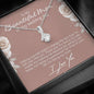 Mom Wedding Gift from Bride, Gift for Mom on Wedding Day, Mother of the Bride Necklace