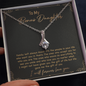 To my Bonus Daughter Necklace, Bonus Daughter Gift From Stepmom, Step Daughter