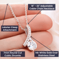 To My Badass Daughter Necklace From Mom, Badass Daughter Necklace Birthday Gift