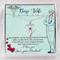 Stethoscope Heart Necklace Nurse Necklace With Message Card Nurse Gift
