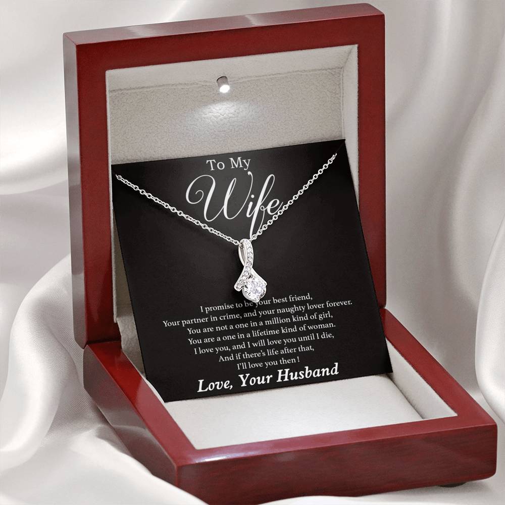To My Wife Necklace, Gift For Wife, Anniversary Gift For Wife, Necklace For Wife