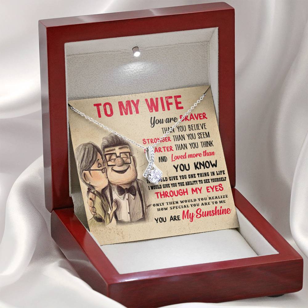 To My Wife Necklace, Engagement Gift for Future Wife, Birthday Gift