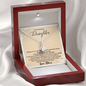 To My Badass Daughter Necklace From Mom, Badass Daughter Necklace Birthday Gift