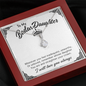 To My Badass Daughter Necklace From Mom, Badass Daughter Necklace Birthday Gift
