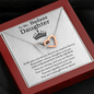 To My Badass Daughter Necklace From Mom, Badass Daughter Necklace Birthday