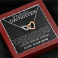 To My Beautiful Daughter Necklace, Necklace for Daughter, Daughter Gifts, Gifts for Daughter