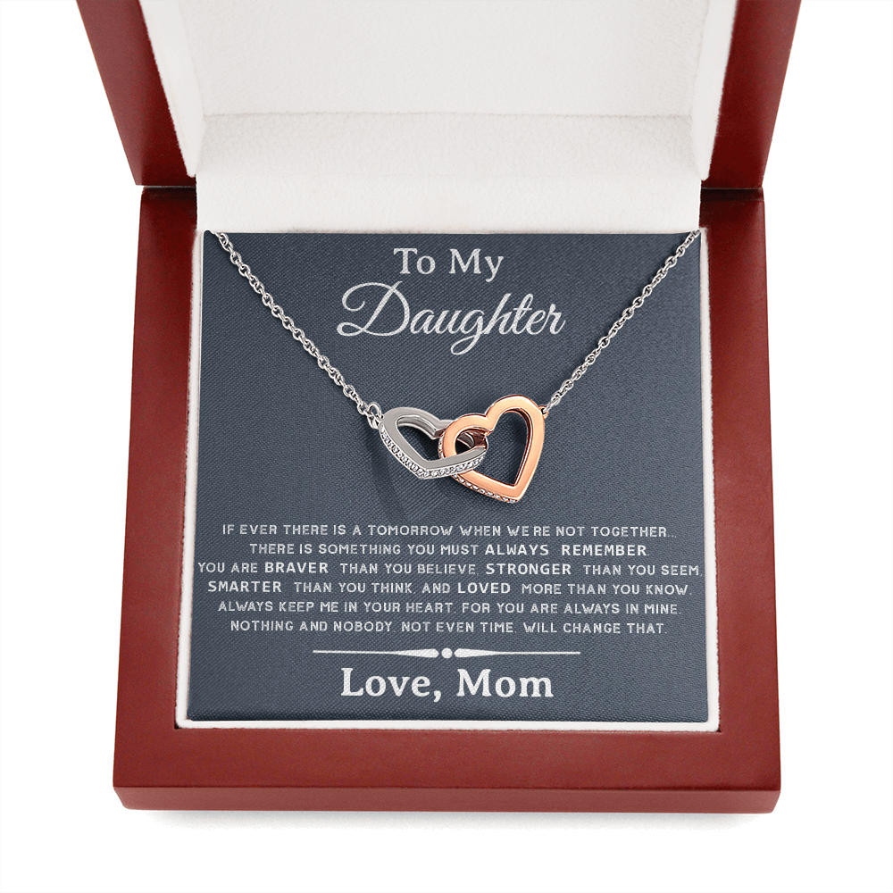 To My Daughter Necklace, Daughters Birthday, Gift For Daughter From Mom