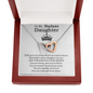 To My Badass Daughter Necklace From Mom, Badass Daughter Necklace Birthday