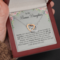To My Bonus Daughter Necklace, Stepdaughter Gift, Bonus Daughter Birthday Gift