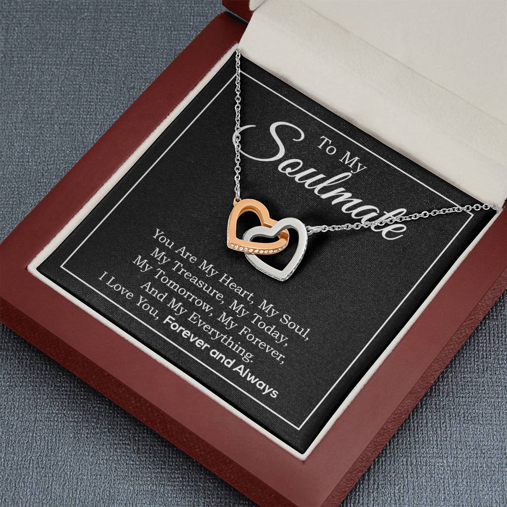 To My Soulmate Necklace Gift For Her, Soulmate Gift, Soulmate Jewelry