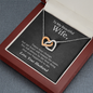 To my Beautiful Wife Necklace, Wife Necklace Gift from Husband, Birthday Gifts