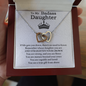 To My Badass Daughter Necklace From Mom, Badass Daughter Necklace Birthday
