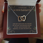 To my Bonus Daughter Necklace, Bonus Daughter, Step Daughter Gift
