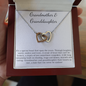 Grandmother & Granddaughter Necklace, Grandma Gift, Grandma Birthday Gift