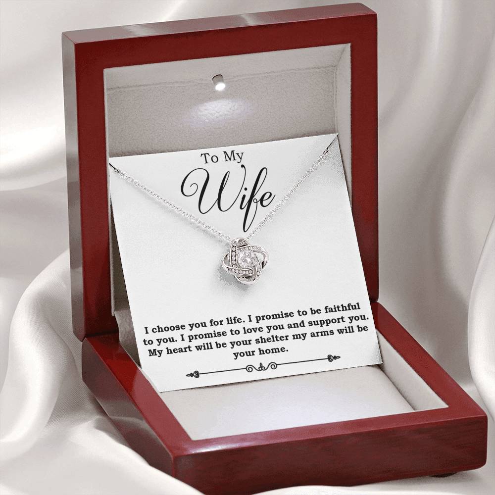 To My Wife Necklace, Birthday Gift for Wife, Gift for Wife, Necklace for Wife, Gift for Wife Birthday