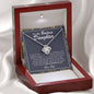 To My Badass Daughter Necklace From Dad, Badass Daughter Necklace Birthday Gift