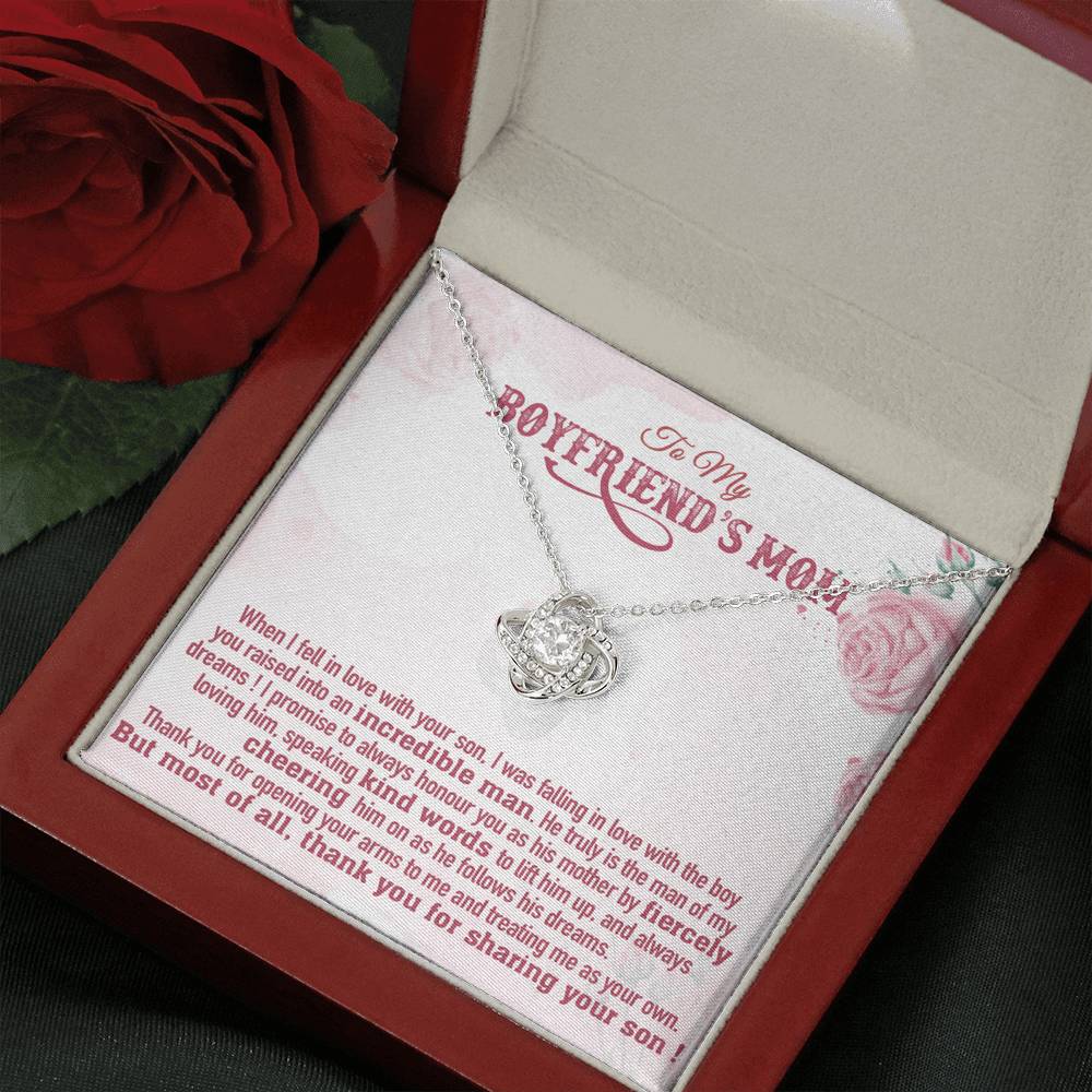 To My Boyfriend's Mom Gift, Boyfriend's Mom Necklace, Boyfriend's Mom Birthday