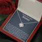 To My Beautiful Sister Necklace, Birthday Gift for Sister, Mothers Day Gift