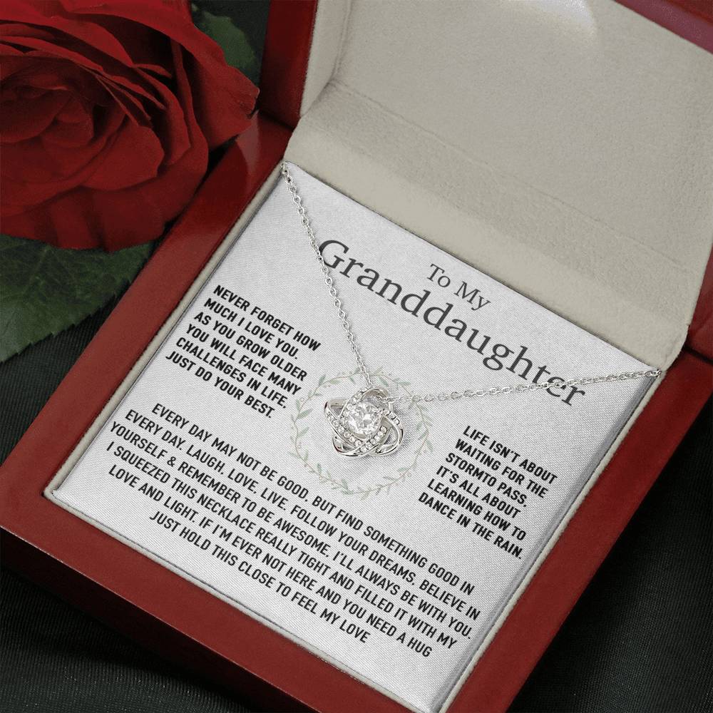 To My Granddaughter Necklace, Birthday Gift For Granddaughter, Birthday Gifts
