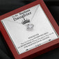 To My Badass Daughter Necklace From Mom, Badass Daughter Necklace Birthday Gift