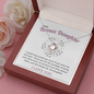 To My Bonus Daughter Necklace, Step Daughter Gift From Stepdad, Stepmom