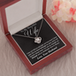 To My Beautiful Wife Necklace - Anniversary Gift for Wife,Birthday Gift for Wife