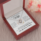 To My Beautiful Wife Necklace, Wife Necklace Gift from Husband, Birthday Gift