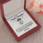 To My Badass Daughter Necklace From Dad, Badass Daughter Necklace Birthday