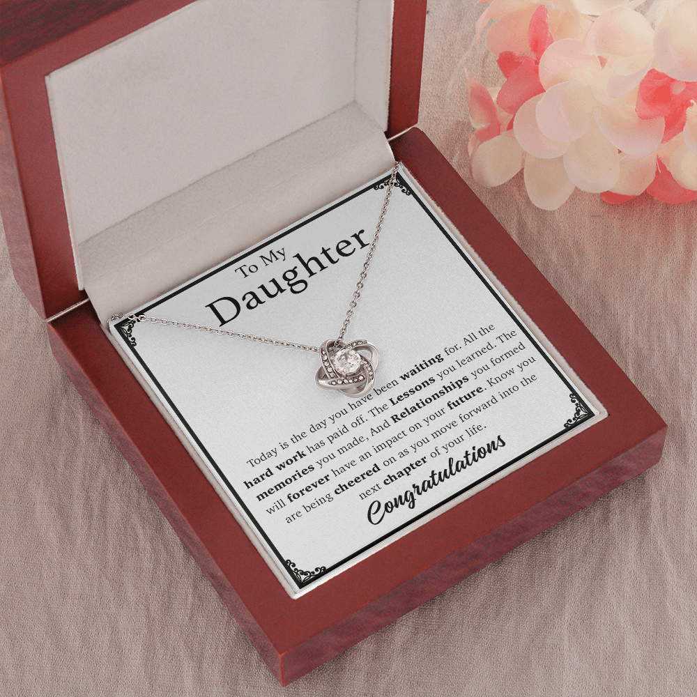 To My Daughter Necklace, Graduation Gift Necklace, Graduation Gift for Her