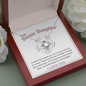 To My Bonus Daughter Necklace, Step Daughter Gift From Stepdad, Stepmom