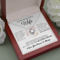 To My Beautiful Wife Necklace, Wife Necklace Gift from Husband, Birthday Gift