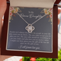 To my Bonus Daughter Necklace, Bonus Daughter, Step Daughter Gift