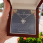 To my Bonus Daughter Necklace, Bonus Daughter, Step Daughter Gift