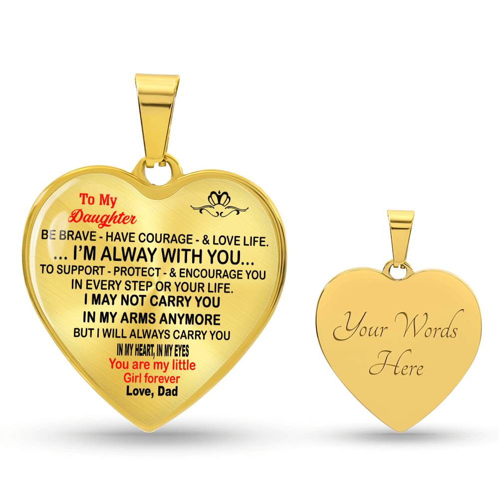 To My Daughter Be Brave