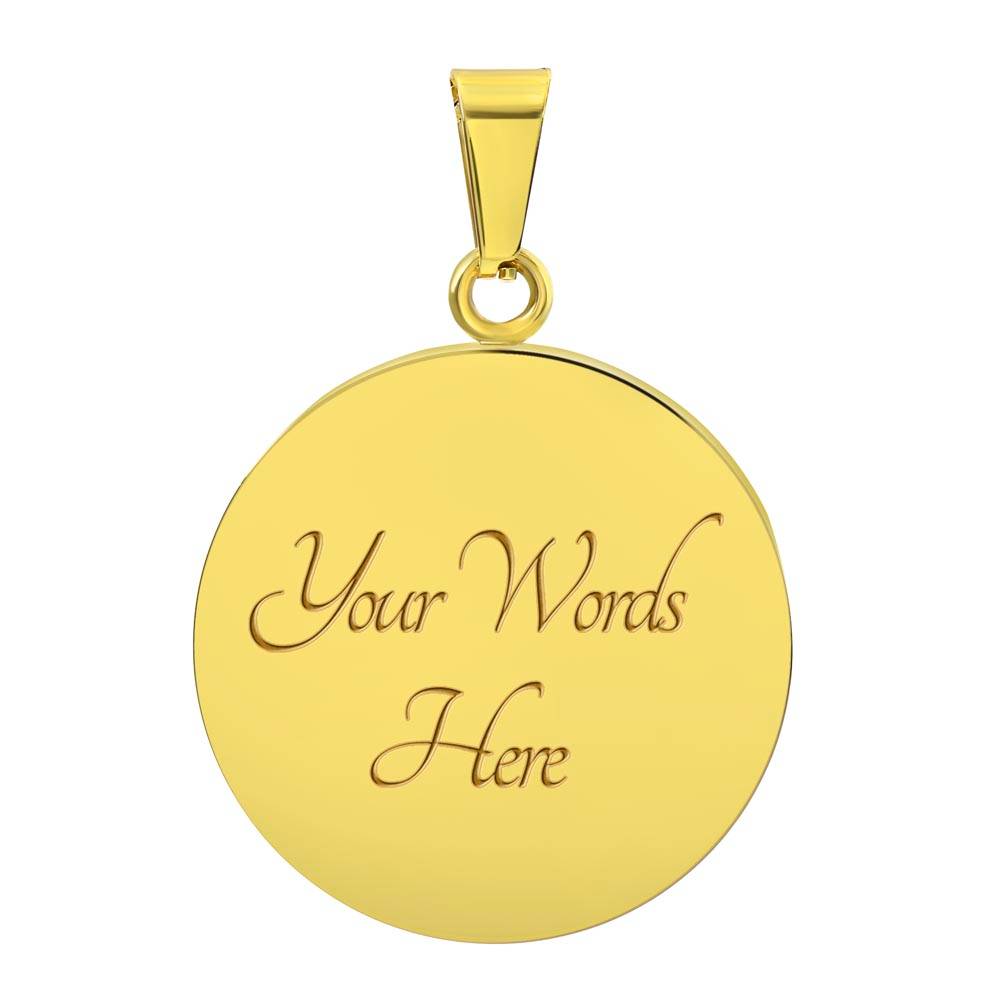 To My Son Lion Dad Gold