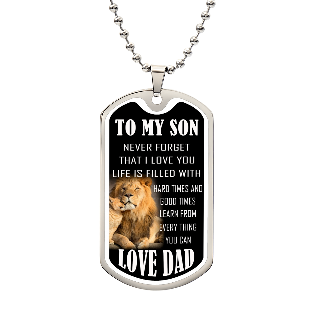 To My Son Love Dad
