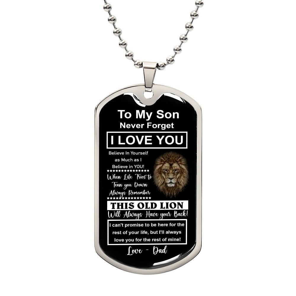 To my son never forget i love you