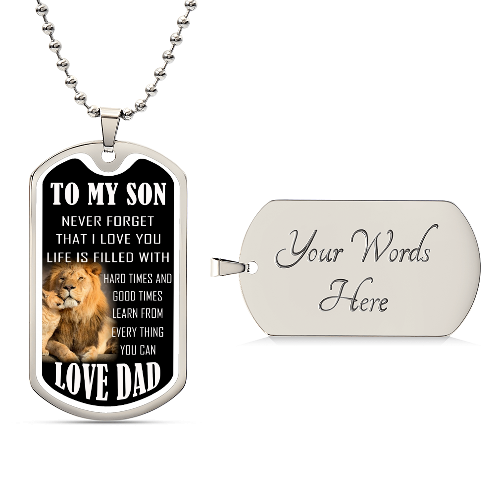 To My Son Love Dad