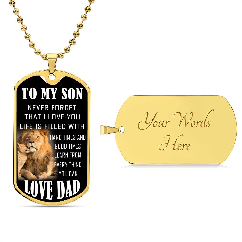 Lion Dad To My Son