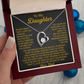 To My Daughter Necklace, Daughter Father Necklace, Daughter Gift From Dad 22_8_Gold