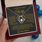 To My Wife Necklace, Gift For Wife, Anniversary Gift For Wife, Necklace For Wife 26_5_Gold